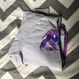 Girls North Face Zip Up